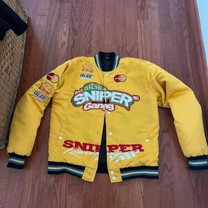 Yellow Sniper Gang Racing Jacket Size Large